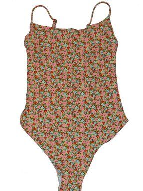 NWT Maaji Floral One Piece Reversible Swimsuit Small S